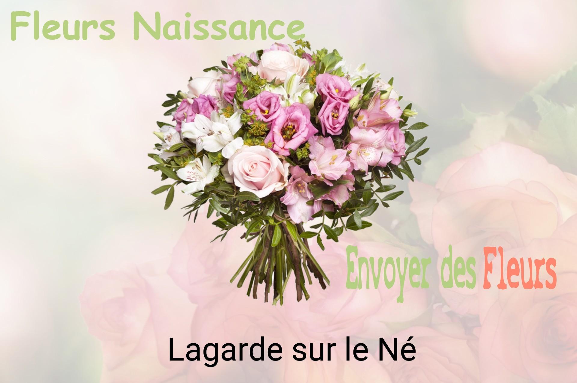 Bouquet de fleurs de naissance livré à Lagarde-sur-le-Né