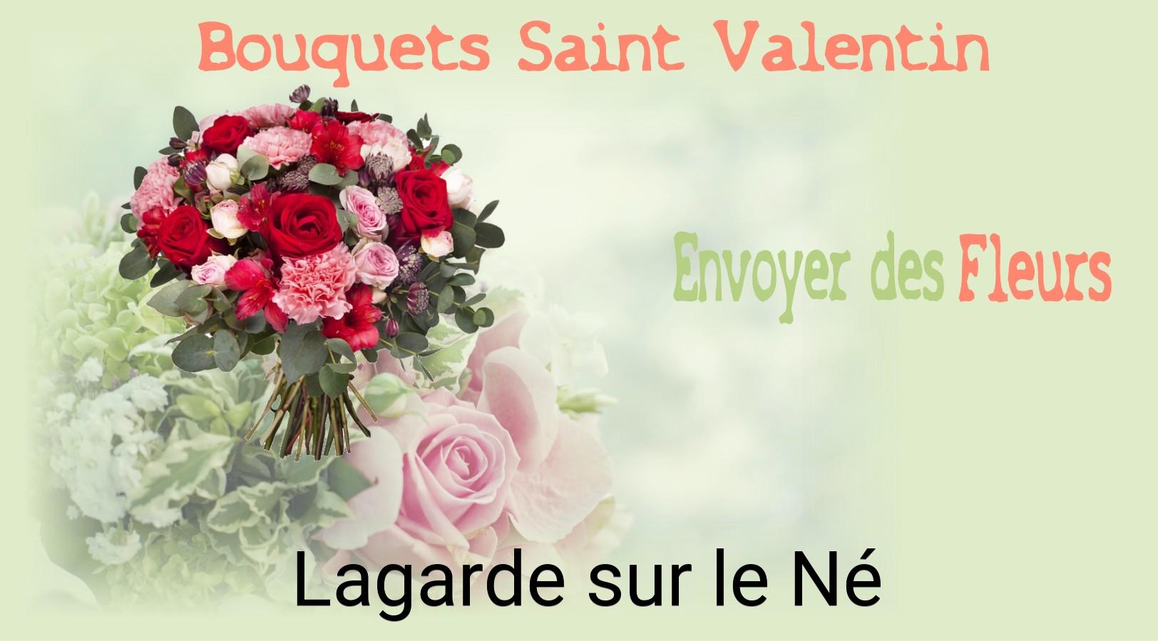 Roses de Saint-Valentin livrées à Lagarde-sur-le-Né